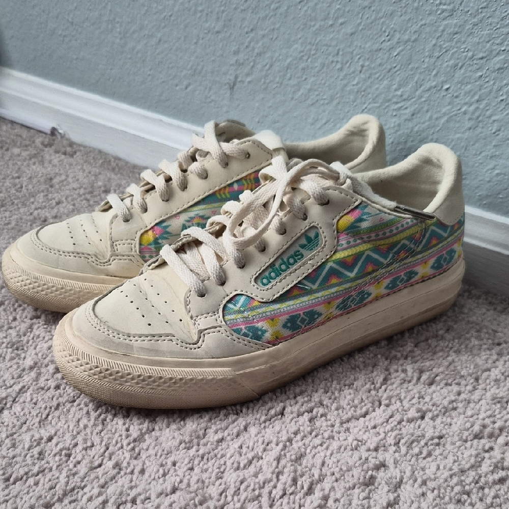 adidas Cream Multicolor Sneakers